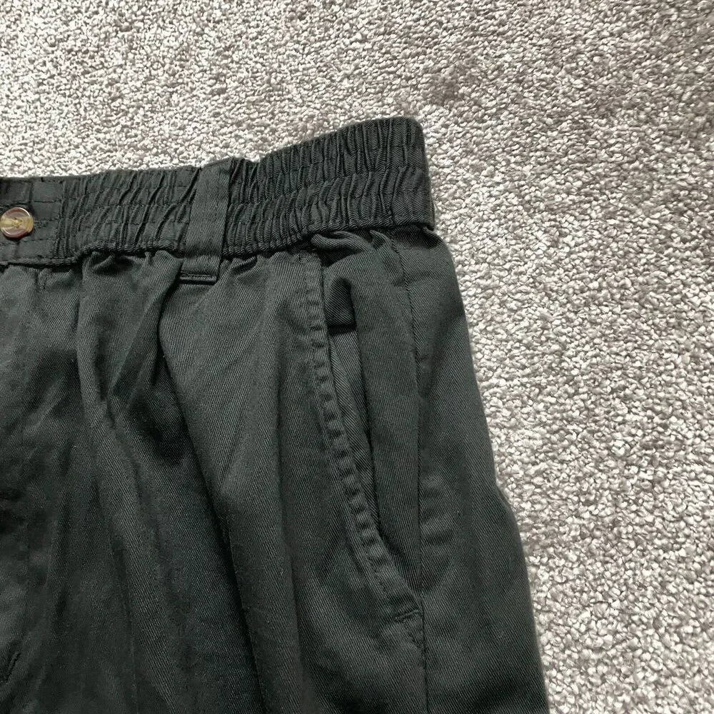 King Size Knockarounds Pants Mens 38 Tall Black Cotton Straight 33x40